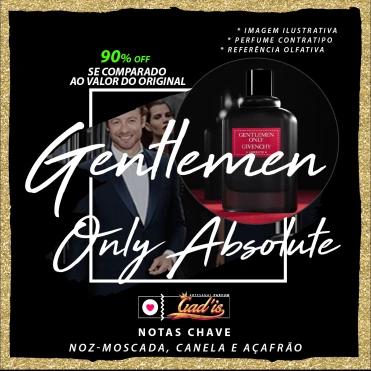 Perfume Similar Gadis 372 Inspirado em Gentlemen Only Absolute Contratipo